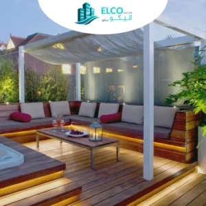 تصميم برجولات حديد